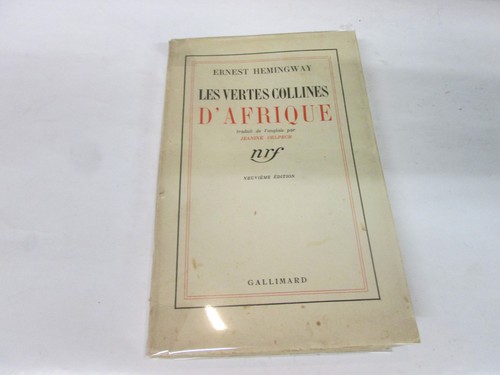 Ernest hemingway les vertes - hemingway, ..