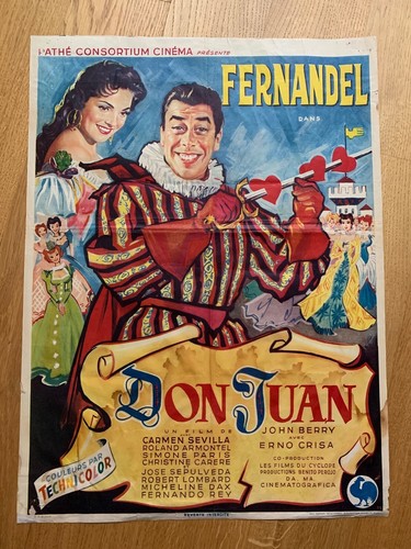 Affiche don juan - juan, fernandel