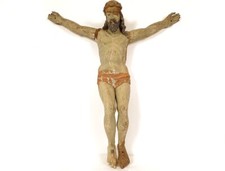 Grande statue Christ crucifix