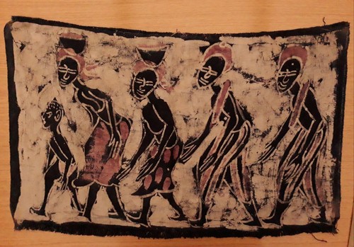 Tapisserie africaine tissu - tapisserie,