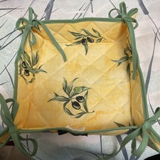 Panier pain tissu provençal 