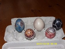 hand crafted 5 Soap Stone Eggs