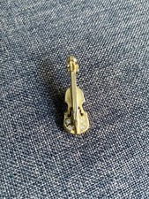 Pin’s Violon doré / strass