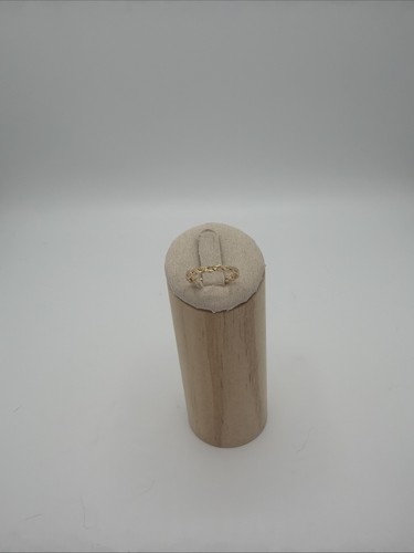 Bague dorée fine - , motif