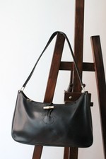 Longchamp sac à main noir en cuir