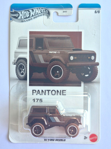 Miniature hot wheels - hot, pantone