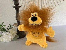 1224⚜️Peluche Mascotte Le Lion Jaune LCL Crédit Lyonnais de 2021 Vintage H.22 Cm