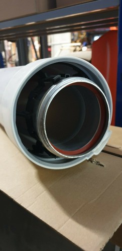 Conduit gaz 125 alu pvc - gaz, alu/