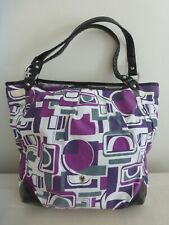 Sac Lancaster porté épaule en toile et vernis noir