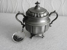 ANCIEN SUCRIER EN ETAIN PUR