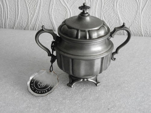 Ancien sucrier etain pur - sucrier,