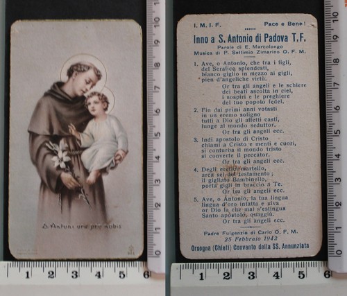 Antoni ora pro nobis - s.,
