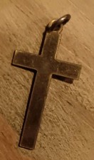 Médaille Religieuse Ancienne Crucifix Jésus Christ 