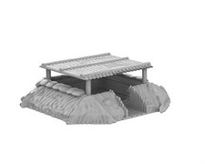 Wooden Bunker Eastern Front - WWIIRu 3D PRINTED Wargame Terrain Bolt Action