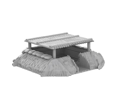 Wooden bunker eastern - wooden,