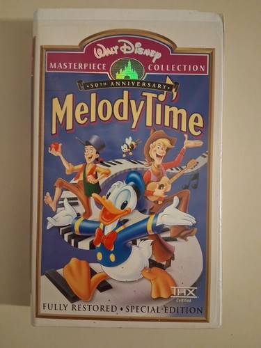 Disney melody time - melody, vhs,