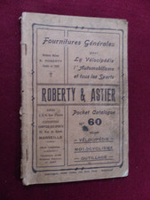 catalogue fourniture générale ROBERTY & ASTIER / vélocipède automobile vers 1910