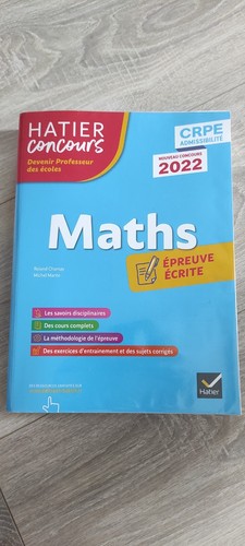 Livre hatier concours crpe - livre,