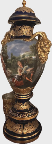 Pair sevres gilded ormolu - sevres,