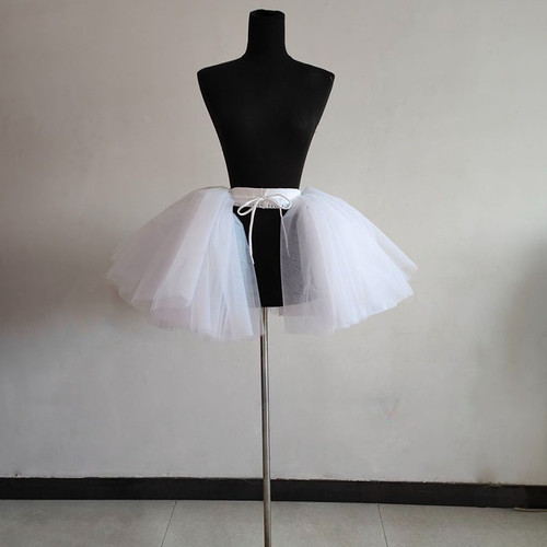 White crinoline pannier - crinoline,