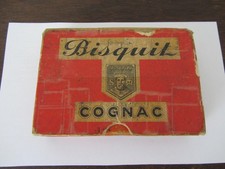 Boite pour 2 jeux de cartes Bisquit Cognac 1950