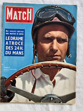 Paris Match N°325  Juin 1955 FANGIO Champion du monde des pilotes  24H du mans.
