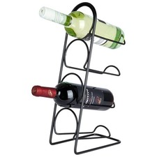Casier à vin en métal noir