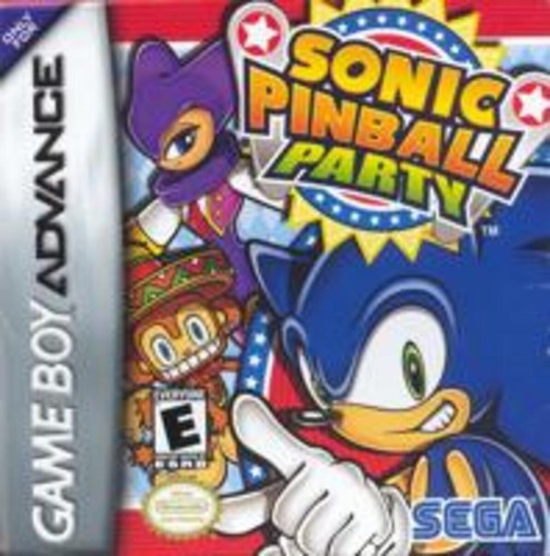 Jeu gba sonic pinball party - sonic,