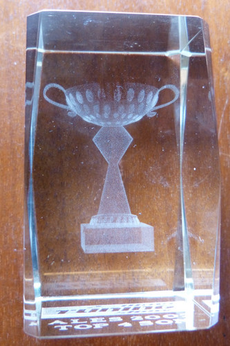 Presse papier verre inclusion - verre,