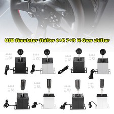 6+R 7+R USB Simulator Shifter H Gear shifter pour Logitech G29 G27 G25 Volant PC
