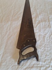 Outil Ancien Grande Scie À Main SANDVIK Travail Du Bois Old Tool Vintage
