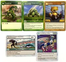 RARE - LOT 5 CARTES BAKUGAN PHAEDRUS ÉNERGIE SOLAIRE CUBBO VF + NOBILIOUS ULTRA+