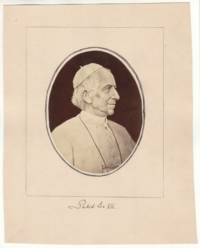 Original 1890s albumen pope - original,