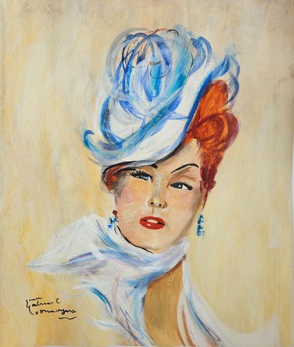 Tableau ancien portrait