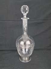 Ancienne Carafe Baccarat Richelieu Écailles En Cristal Eau Vin A Décanter