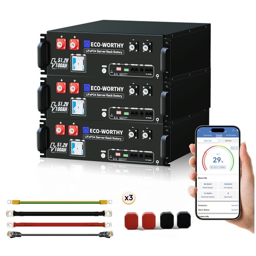 100ah pack lifepo4 - 51,2v, 100ah（3