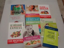 lot 9 livres sur le régime et minceur