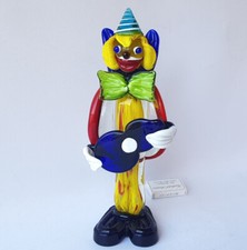 Figurine En Verre De Murano Clown Vers 1960 O353