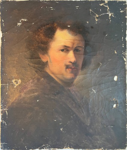 Tableau ancien portrait - tableau,