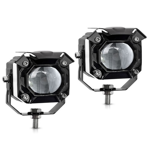 Projecteur led pour moto - 1x(projecteur,