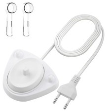Chargeur de brosse à dents électrique pour Braun Oral B avec 2 capuchons de p...