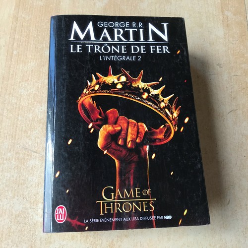 Livre trône fer game - livre,