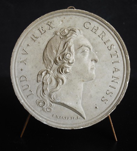 Médaillon plâtre c1900 louis - médaillon,