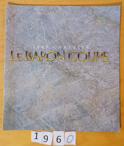 Chrysler baron coupe - le,