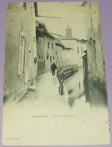 Meuse cpa vaucouleurs quai - cpa,
