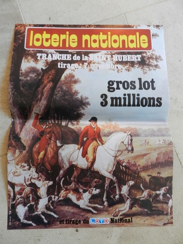 Affiche loterie nationale - affiche,
