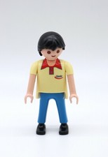 PLAYMOBIL HOMME t-shirt jaune classic, pantalon bleu - Train 4124, Cuisine 5582
