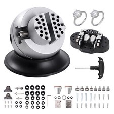 VEVOR Boulet de Graveur Étau à Boule de Gravure 78 mm Rotation 360° Bijoutier