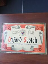 BIERE MOTTE CORDONNIER  ancienne tôle   publicitaire Biere Oxford Scotch