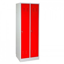 Armoire vestiaire 2 portes - Rouge - 600 x 500 x 1775 mm ADB40884